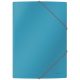 Leitz COSY Soft touch karton gumis mappa, A4, nyugodt kék