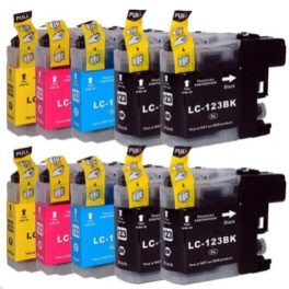   HQ Premium Brother LC123 LC-123 (4*BK,2*C,2*M,2*Y) Utángyártott Tintapatron Multipack