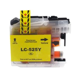   HQ Premium Brother LC525XL LC-525XL Yellow Utángyártott Tintapatron