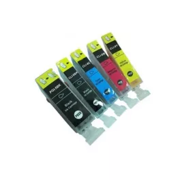   HQ Premium Canon PGI-5 CLI-8 (PGI5*2, CLI8 BK*2,C*2,M*2,Y*2) Utángyártott Tintapatron Multipack
