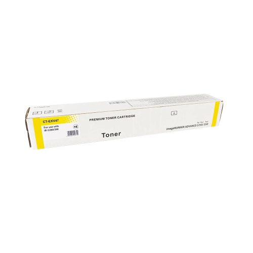 HQ Premium Canon CEXV47 C-EXV47 Yellow Utángyártott Toner 21.500 oldal kapacitás