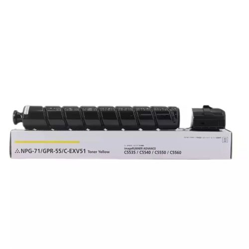 HQ Premium Canon CEXV51 C-EXV51 Yellow Utángyártott Toner 60.000 oldal kapacitás