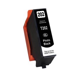   HQ Premium Epson 202XL Photo Black T02F14010, T02H14010, T02H1 Chipes Utángyártott Tintapatron