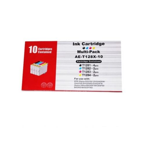 HQ Premium Epson T1285 BKCMY (T1281*4, T1282*2, T1283*2, T1284*2) Utángyártott Tintapatron Multipack