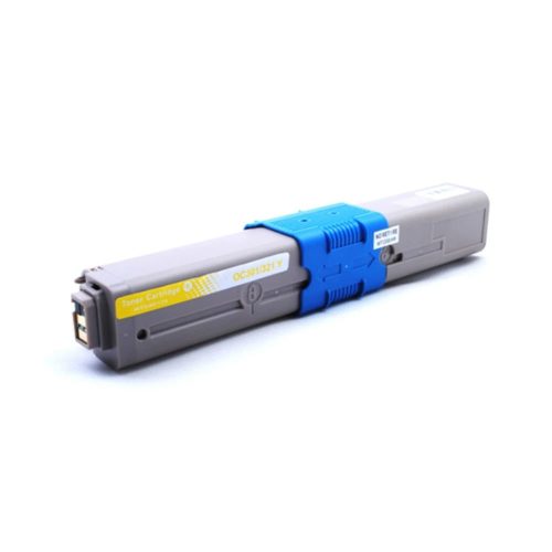 HQ Premium Oki C301 C321 Yellow Utángyártott Toner 1.500 oldal kapacitás