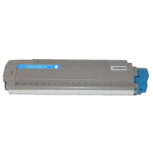 HQ Premium Oki C8600 C8800 Cyan Utángyártott Toner 6.000 oldal kapacitás