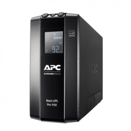 APC Back-UPS Pro BR 900 VA 6 aljzat AVR, LCD interfész