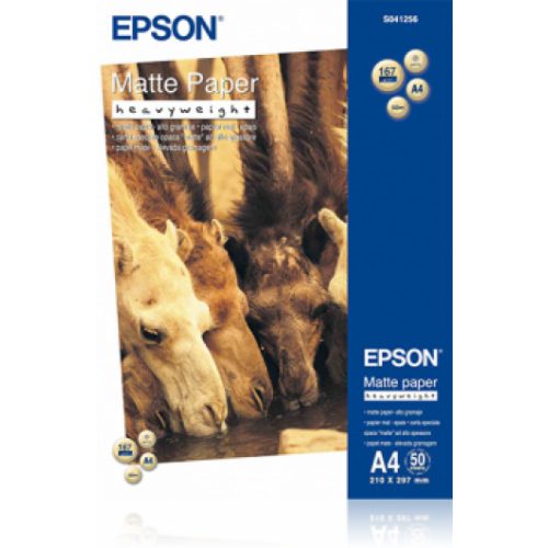 Epson matt vastag fotópapír (A4, 50 lap, 167g)