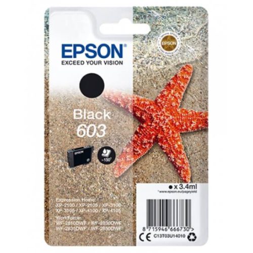 Epson T03U1 Tintapatron Black 3,4ml No.603