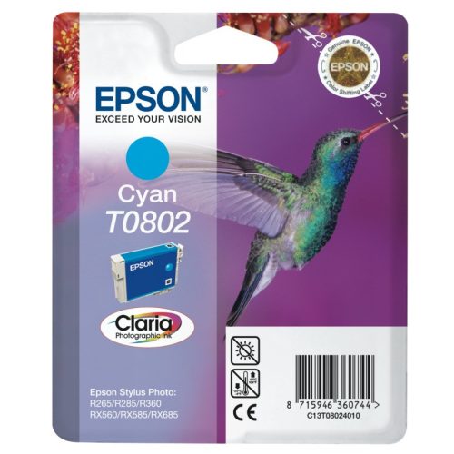 Epson T0802 Tintapatron Cyan 7,4ml