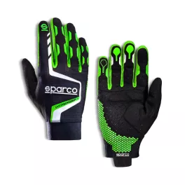Sparco Hypergrip+ zöld kesztyű (Méret: 9(S))