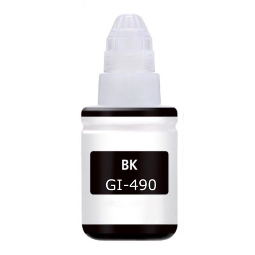 Utángyártott CANON GI490 Tinta Dye Black 135ml