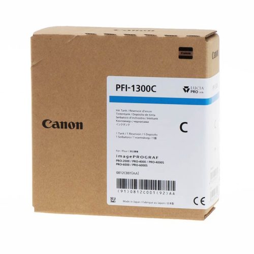 Canon PFI-1300 Cartridge Cyan 330ml