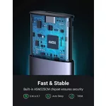 UGREEN USB-C anya - M.2 M-Key 10G külső ház C - C kábel 50 cm CM400