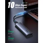 UGREEN USB-C anya - M.2 M-Key 10G külső ház C - C kábel 50 cm CM400