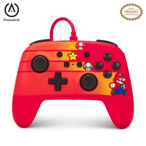 PowerA Enhanced vezetékes kontroller Nintendo Switch - Speedster Mario