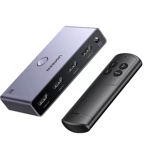 UGREEN HDMI kapcsoló 3 bemenet / 1 kimenet CM624