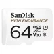 SanDisk High Endurance microSDXC 64GB memóriakártya, 100/40 MB/s (SDSQQNR-064G-GN6IA)