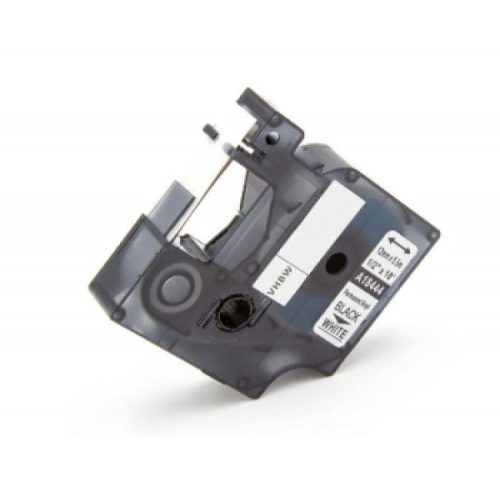 Utángyártott DYMO 18443 f.szalag 9mm x 5,5m fehér-fekete #S0718470