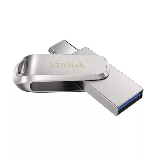 SanDisk Dual Drive pendreive, 128GB, ezüst (SDDDC4-128G-G46
)