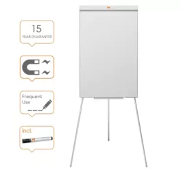   Nobo Impression Pro acél fehértábla és flipchart állvány, fehér