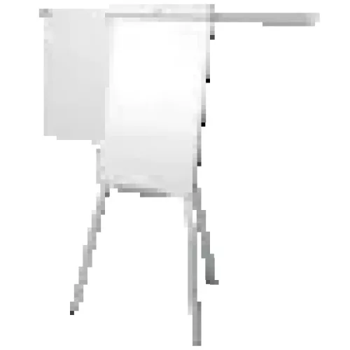 Nobo Impression Pro acél fehértábla és flipchart állvány kihajtható karokkal, fehér