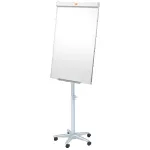 Nobo Impression Pro acél mobil fehértábla és flipchart állvány, fehér