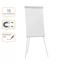 Nobo Essential fehértábla és flipchart állvány, fehér