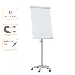   Nobo Essential mobil fehértábla és flipchart állvány, fehér