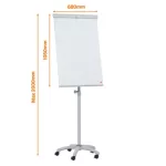 Nobo Essential mobil fehértábla és flipchart állvány, fehér