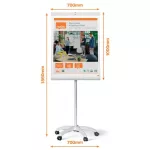 Nobo Premium Plus mobil fehértábla és flipchart állvány, EcoLabel minősített