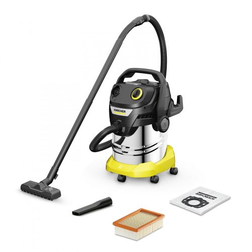 Karcher KWD 5 S V-25/5/22 (BSY) EU Száraz-nedves porszívó acél tartállyal