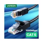 UGREEN Cat 6 U/UTP LAN kábel 5 m fekete NW102