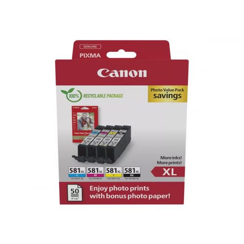 Canon CLI-581XL Tintapatron Multipack Photo 4x8,3ml