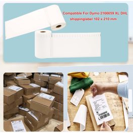   Utángyártott DYMO 2166659 Csomagcimke DHL öntapadós 102 x 210mm 140db/tekercs