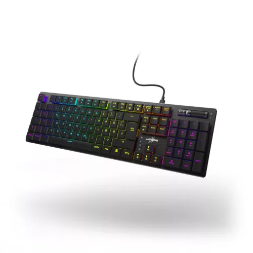 uRage Exodus 910 Low Profile vezetékes gamer billentyűzet, mechanikus, red switch (217834)