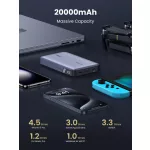 UGREEN 20000mAh kétirányú gyorstöltés powerbank PB720