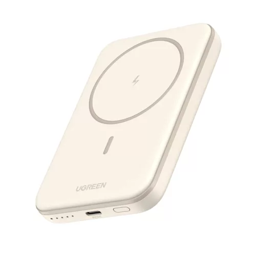 UGREEN 5000mAh mágneses vezeték nélküli powerbank bézs PB560