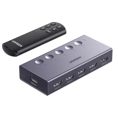 UGREEN HDMI kapcsoló 5 bemenet / 1 kimenet CM568