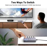 UGREEN HDMI kapcsoló 5 bemenet / 1 kimenet CM568