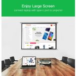 UGREEN USB-C - HDMI kábel apa - apa ABS ház 1.5 m fehér MM121