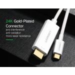 UGREEN USB-C - HDMI kábel apa - apa ABS ház 1.5 m fehér MM121
