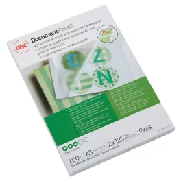   GBC Meleglamináló fólia, 125 mikron, A3, fényes, GBC (100db)