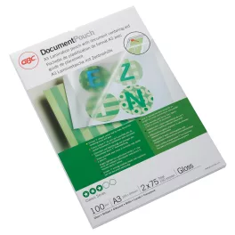   GBC Meleglamináló fólia, 75 mikron, A3, fényes, GBC (100db)