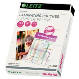   Leitz STANDARD meleglamináló-fólia, A6, 125 mikron (100db)