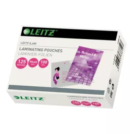   Leitz MINI meleglamináló-fólia, 65x95 mm, 125 mikron (100db)