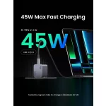 UGREEN Nexode Pro 45W két USB-C GaN gyorstöltő EU X707