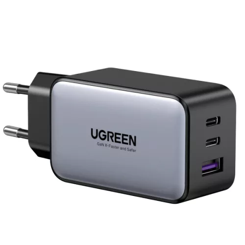 UGREEN Hálózati gyorstöltő, Nexode S, 65 W, USB-C, GaN, EU X553