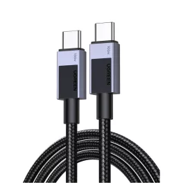   UGREEN USB-C - USB-C PD gyorstöltés kábel Space szürke 0.5 m L512