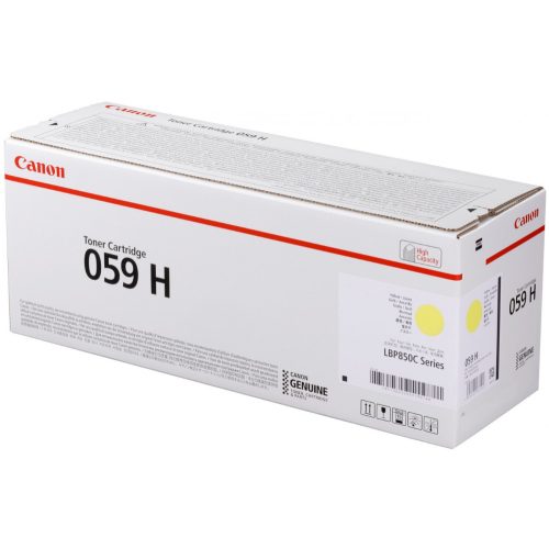 Canon CRG059H Toner Yellow 13.500 oldal kapacitás